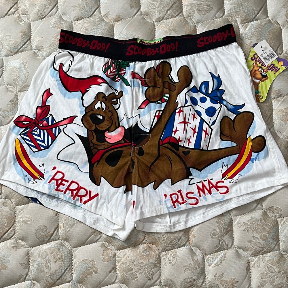 Scooby-Doo Festive Boxer Shorts - White